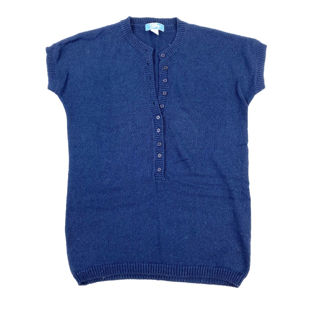 OFFICE TO SOCCER Vintage Dark Navy Sweater Vest